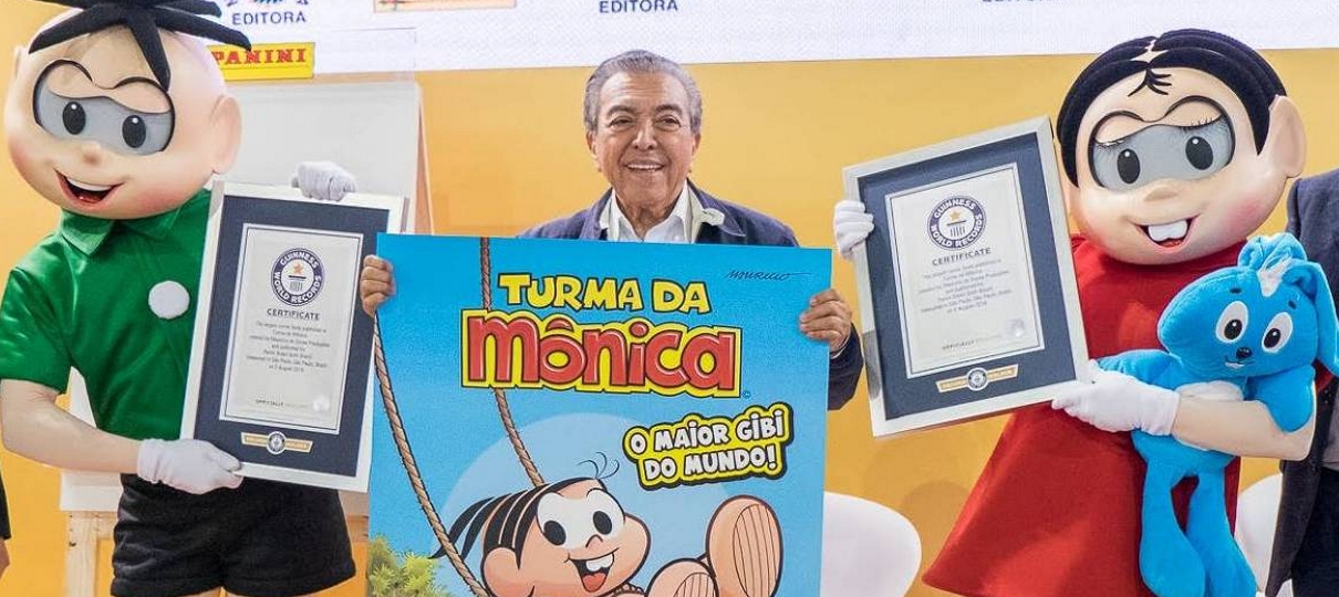 Turma da Mônica bate recorde de maior HQ do mundo e entra para o Guinness