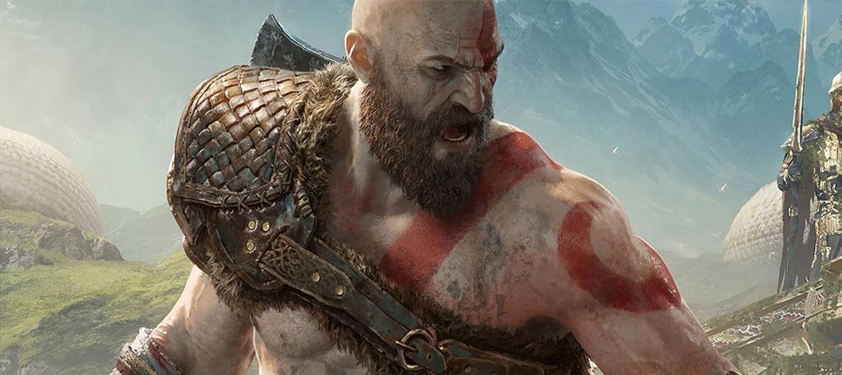 Arte conceitual de God of War mostra Kratos no Egito