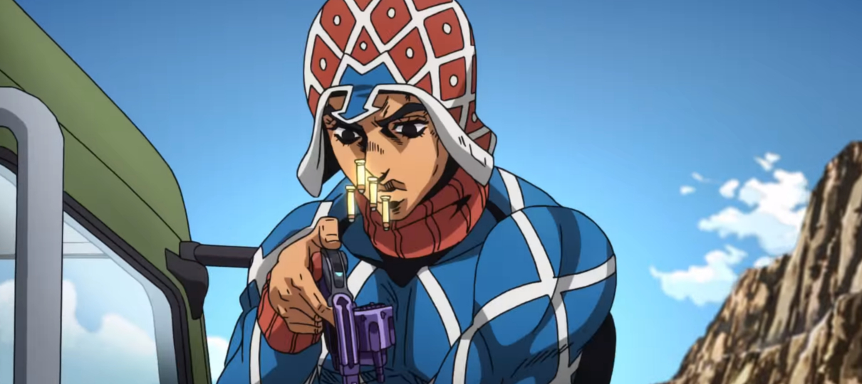 JoJo’s Bizarre Adventure: Golden Wind destaca Guido Mista e Sex Pistols em teaser