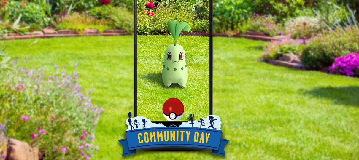 Pokémon GO | Chikorita estrelará o Dia Comunitário de setembro