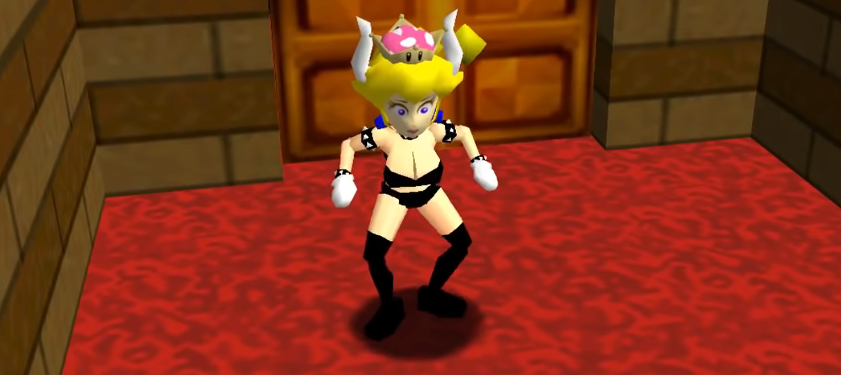 Bowsette está jogável em mod de Mario 64