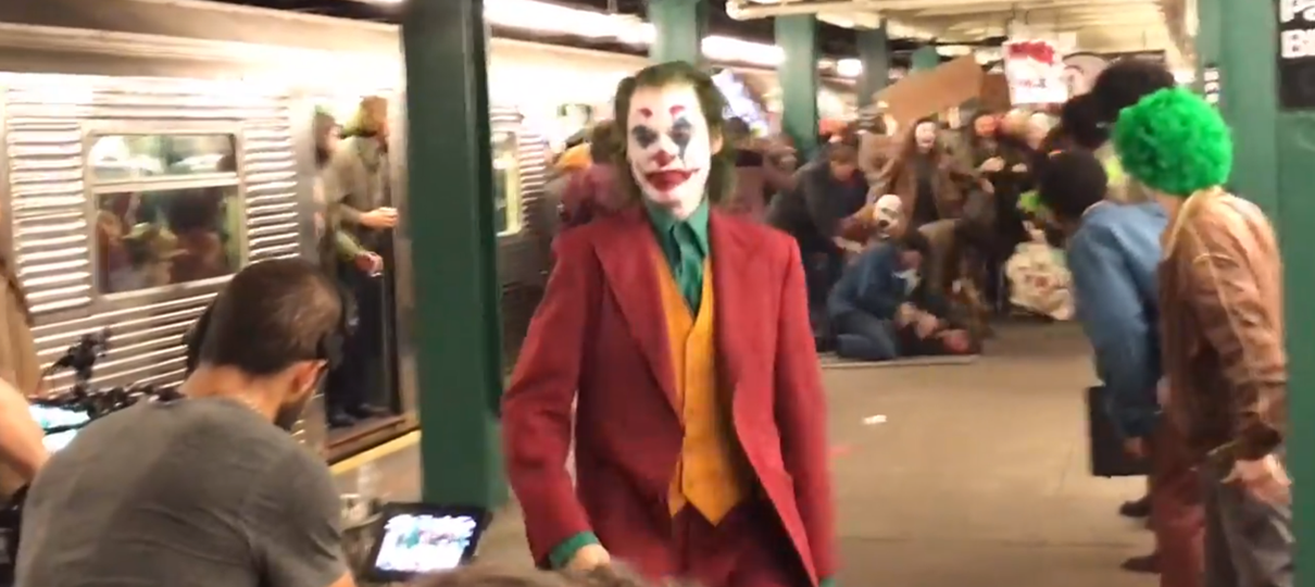 Coringa | Vídeo mostra trecho das gravações e roupa do personagem
