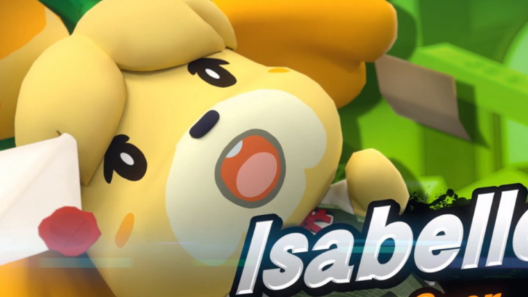 Isabelle, de Animal Crossing, estará em Super Smash Bros. Ultimate