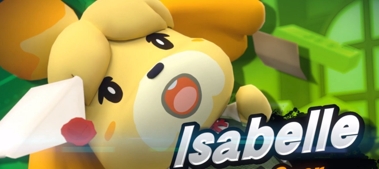 Isabelle, de Animal Crossing, estará em Super Smash Bros. Ultimate