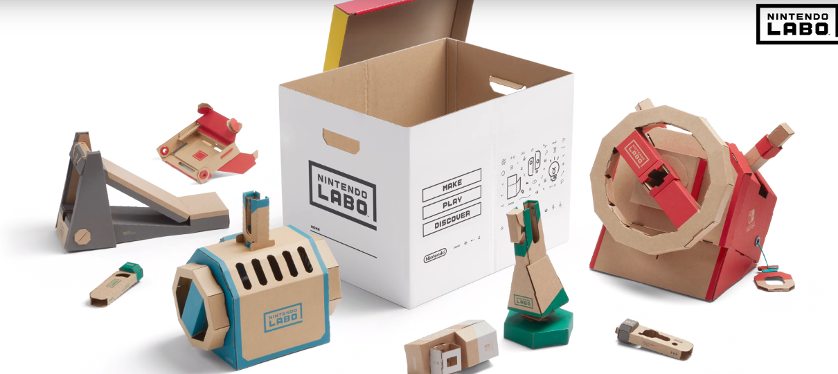 Nintendo lança caixa de papelão para guardar papelões do Labo