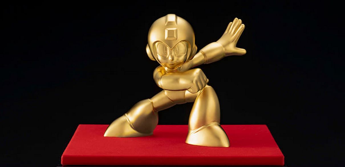 Este Mega Man de ouro pode ser seu por "apenas" R$ 87 mil