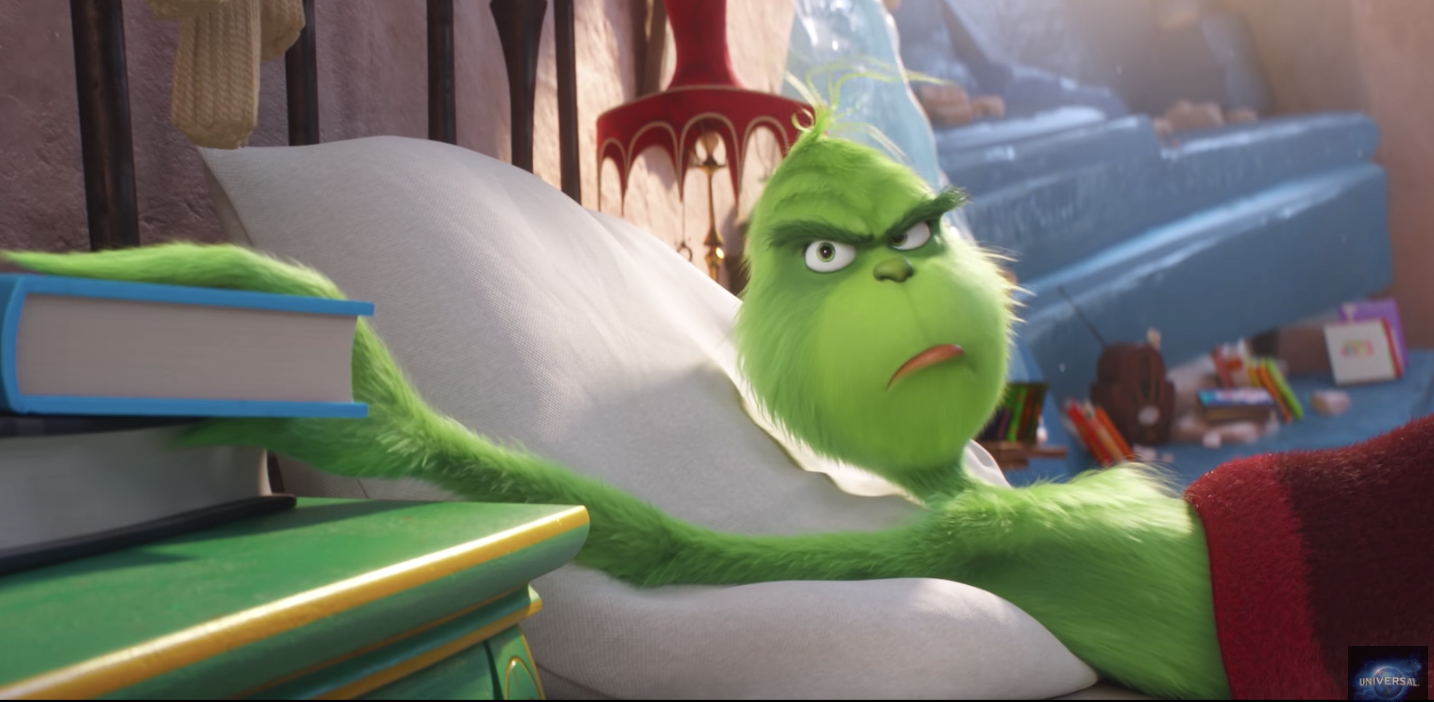 O Grinch continua irritado com o Natal no novo trailer do filme