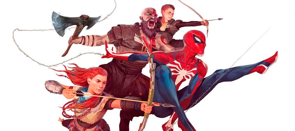 Kratos e Alloy celebram lançamento de Spider-Man com artes divertidas