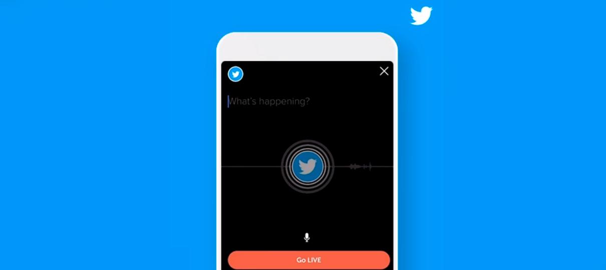 Twitter agora permite transmissão de áudio ao vivo