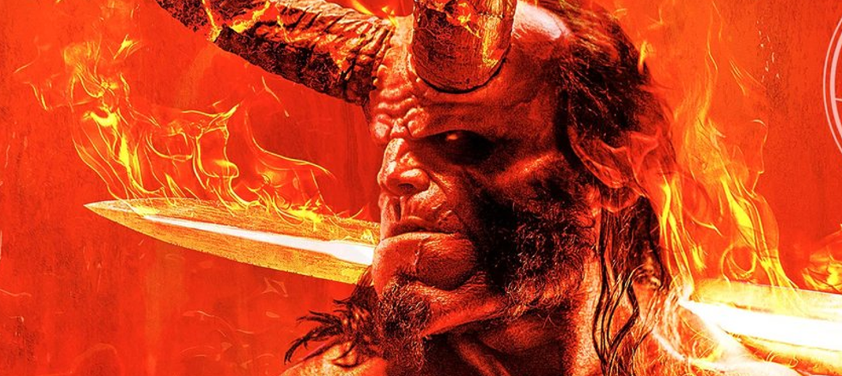 Hellboy está em chamas em novo cartaz