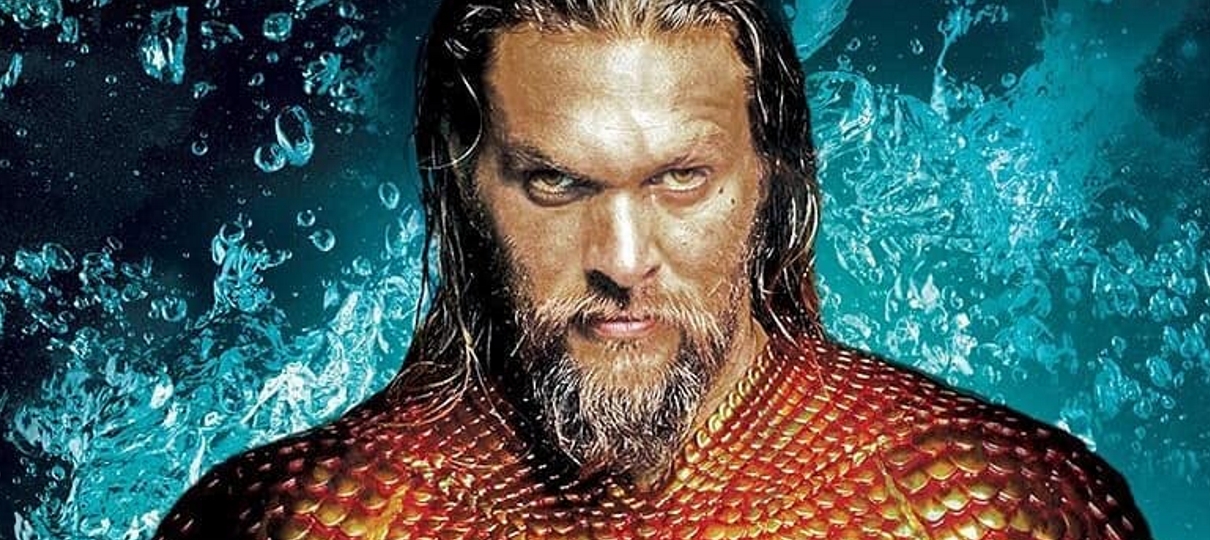 Aquaman aparece com visual clássico das HQs em pôster