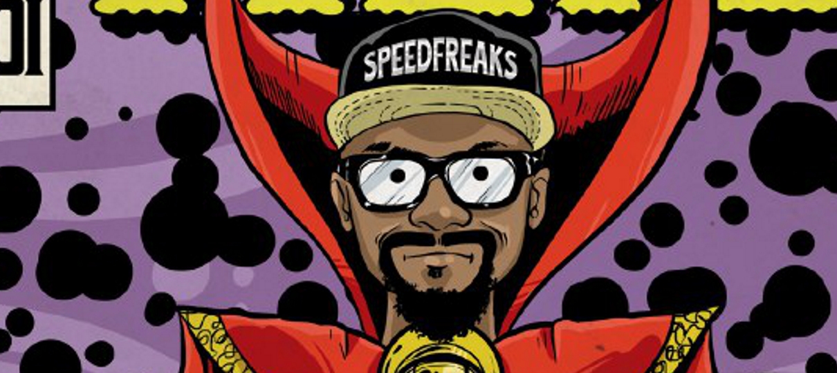 Exposição em SP traz ilustrações que juntam rap e super-heróis