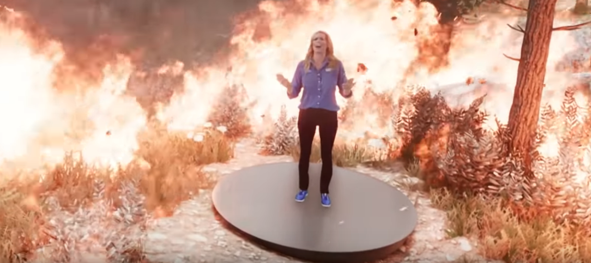 Weather Channel usa realidade aumentada para mostrar poder dos incêndios nas florestas