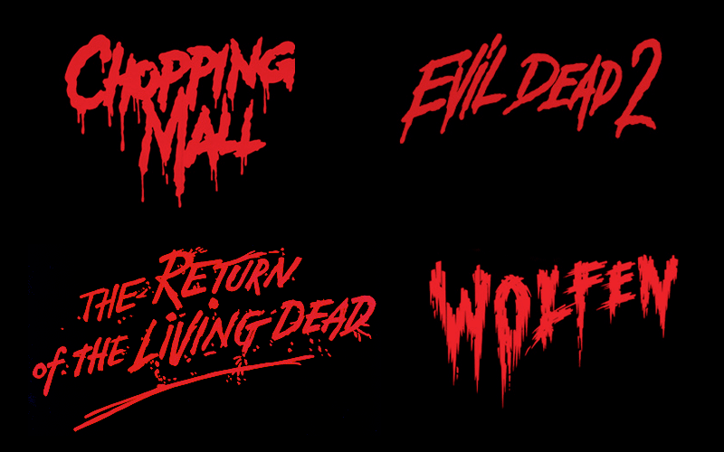 Fontes de filmes de terror dos anos 80