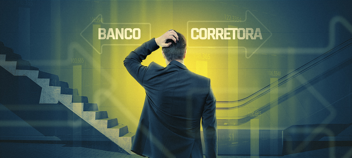 Capa do episódio Dissecando as diferenças: Banco vs Corretora