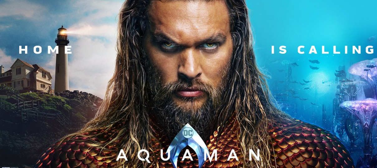 Aquaman está dividido entre dois mundos em nova imagem