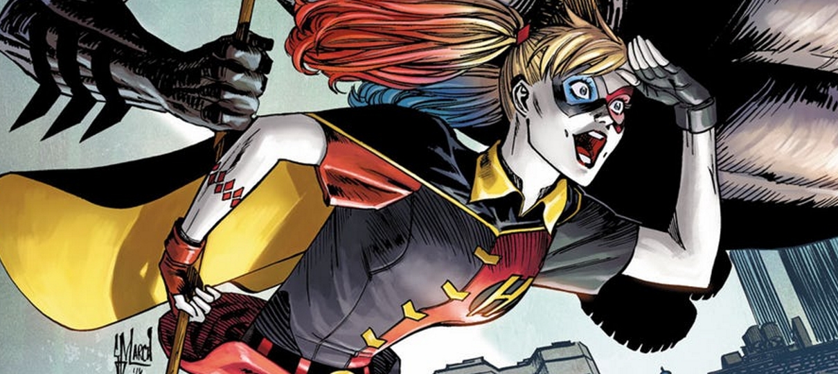 Batman e Arlequina se juntarão em nova HQ