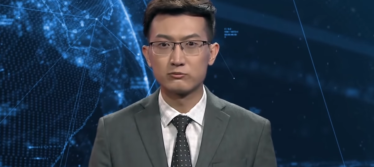 TV chinesa usa inteligência artificial como âncora de jornal