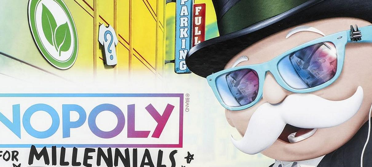 Nada de imóveis! Monopoly lança versão Millennial do jogo