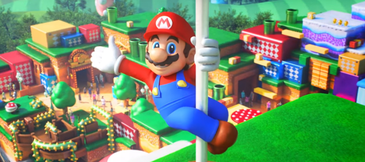 Parque temático Super Nintendo World começa a ser construído