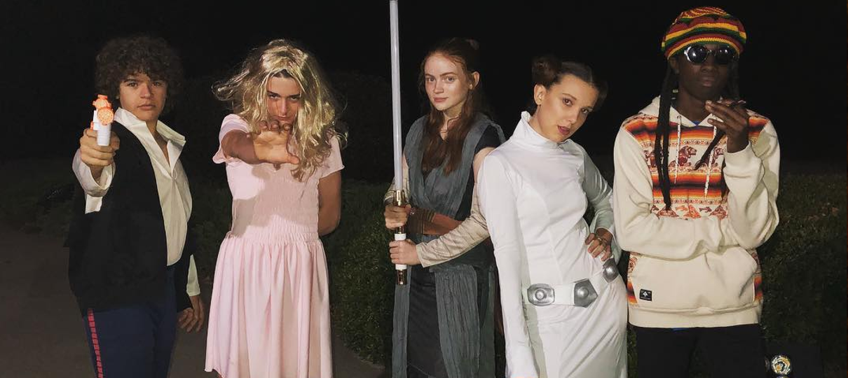 Atores de Stranger Things se fantasiam de Eleven, Rey, Han Solo e Leia para o Halloween