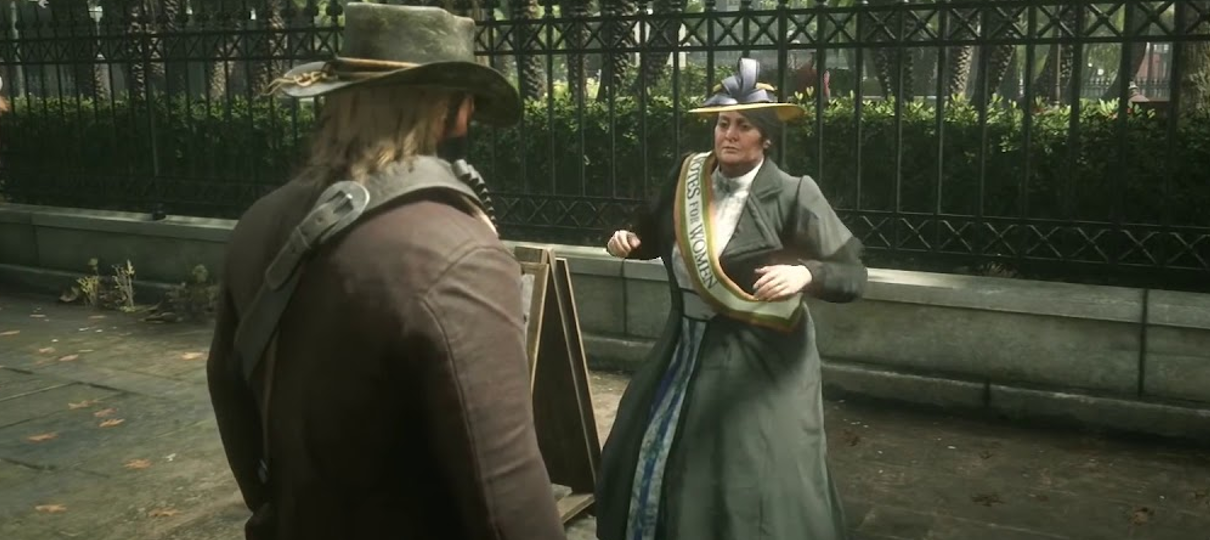 Vídeos que mostram feminista sendo agredida em RDR2 voltam ao YouTube [Atualizado]