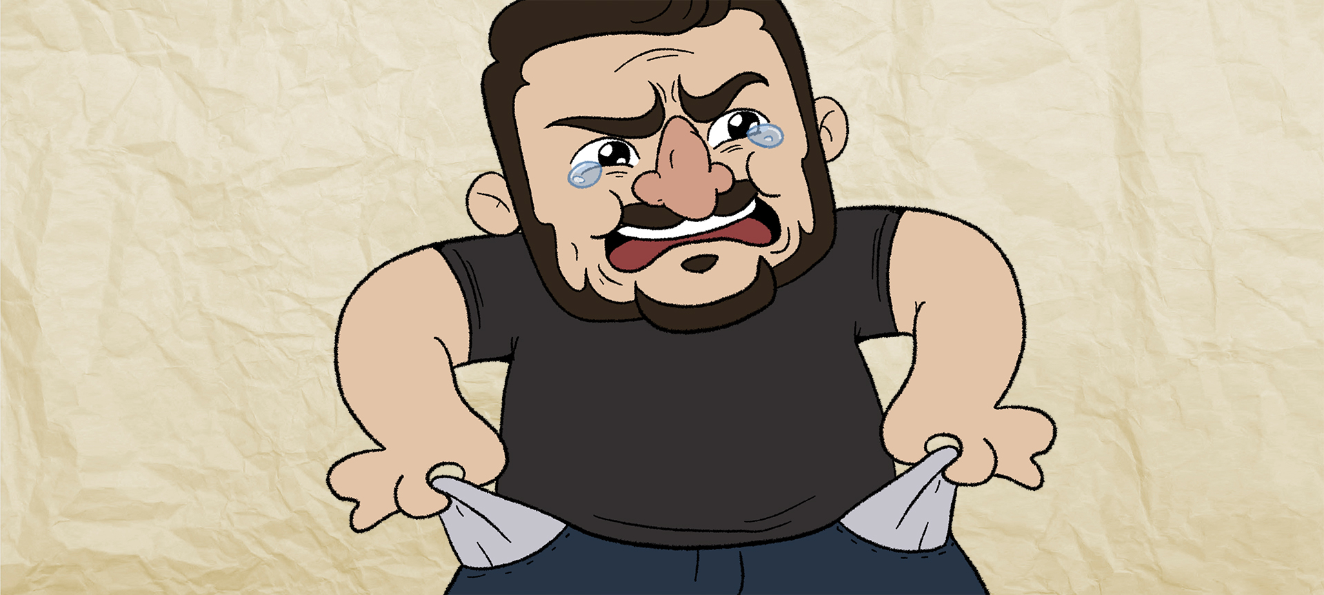 Pedindo dinheiro no pedágio