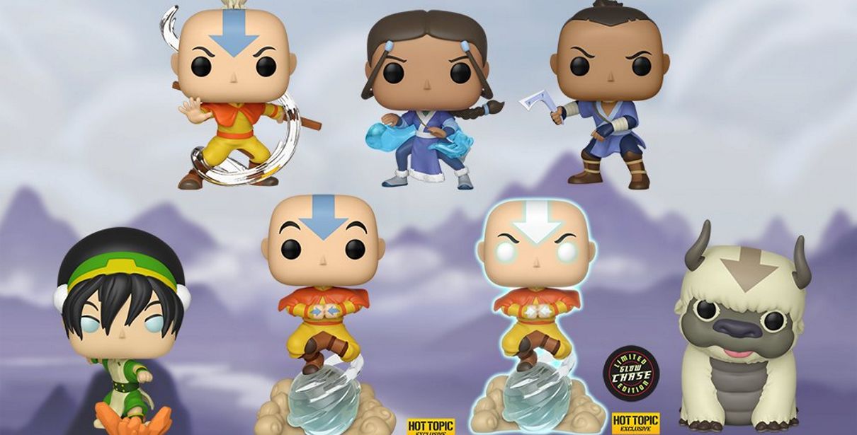 Funko lança linha de colecionáveis cabeçudos de Avatar: A Lenda de Aang
