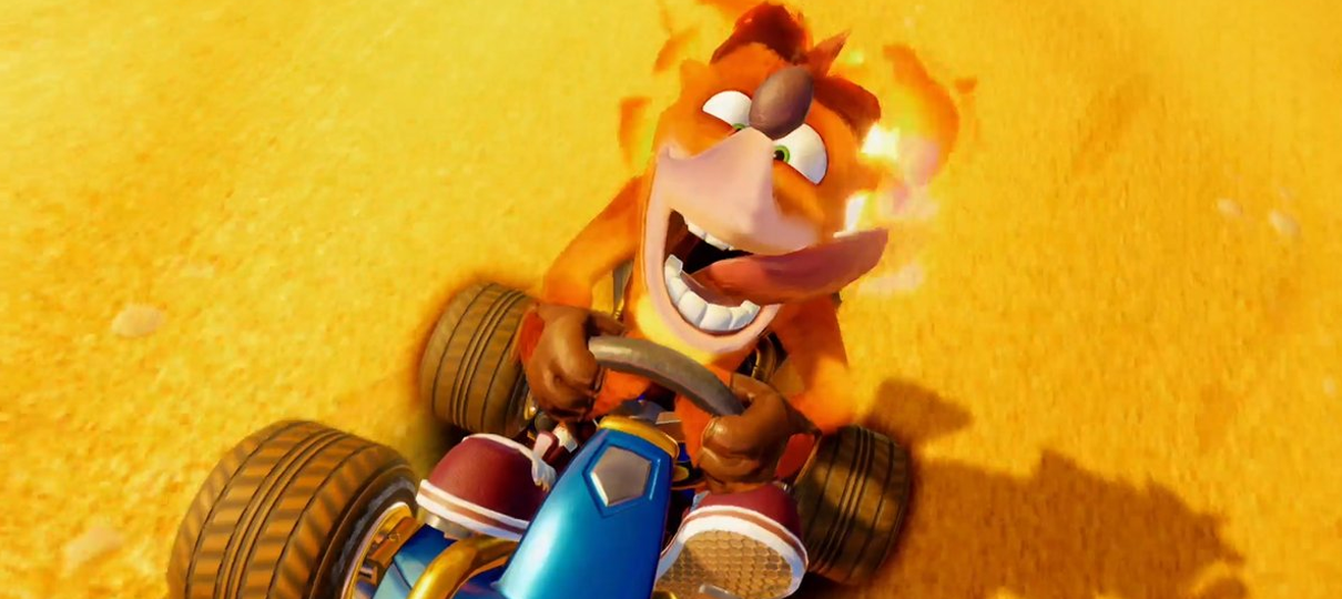 Crash Team Racing Remake é anunciado com partidas onlines e visuais