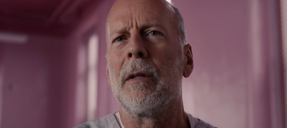Bruce Willis estrela cartaz nacional de Vidro