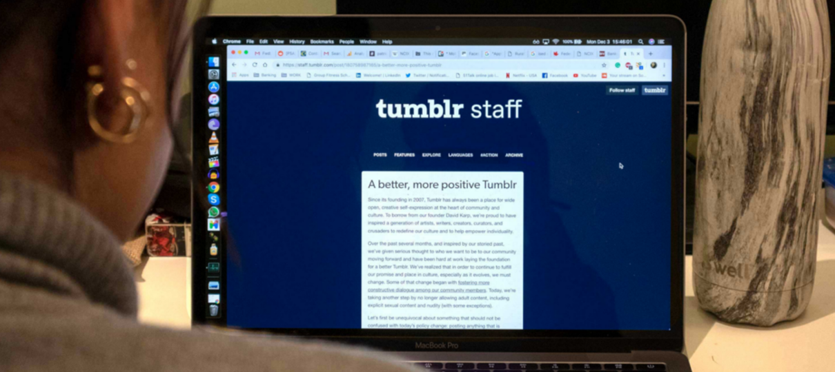 Usuários do Tumblr desativam suas contas em protesto contra banimento de conteúdo adulto
