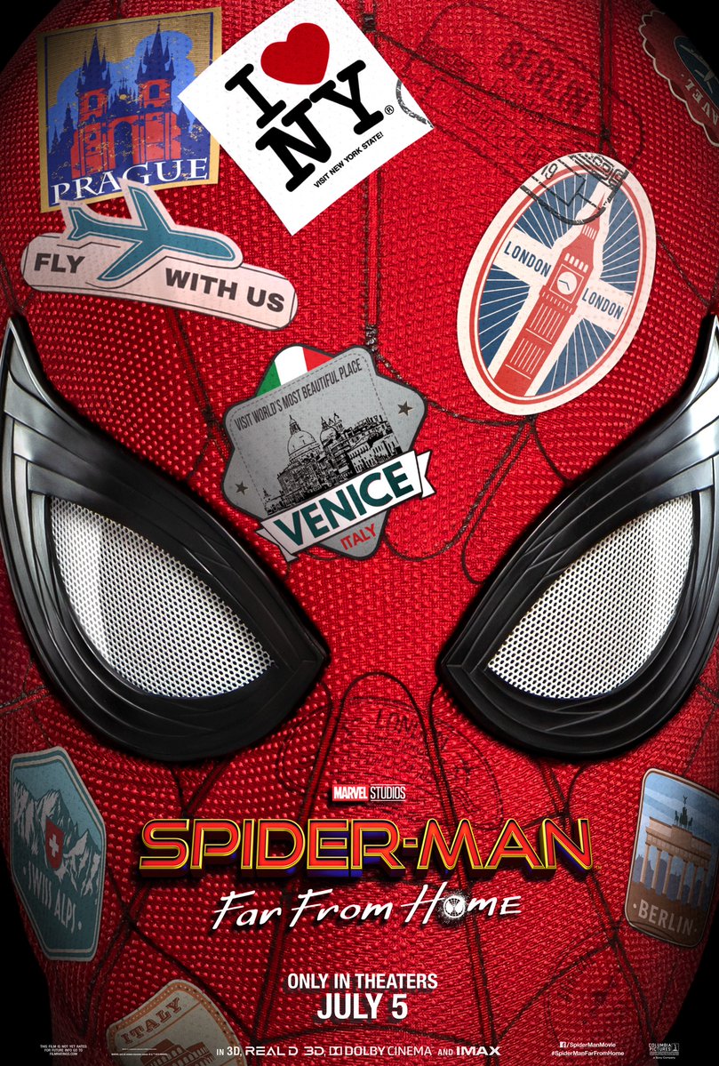 De Homem-Aranha: Longe de Casa: filme ganha novos cartazes com o herói  rodando o mundo! - Purebreak