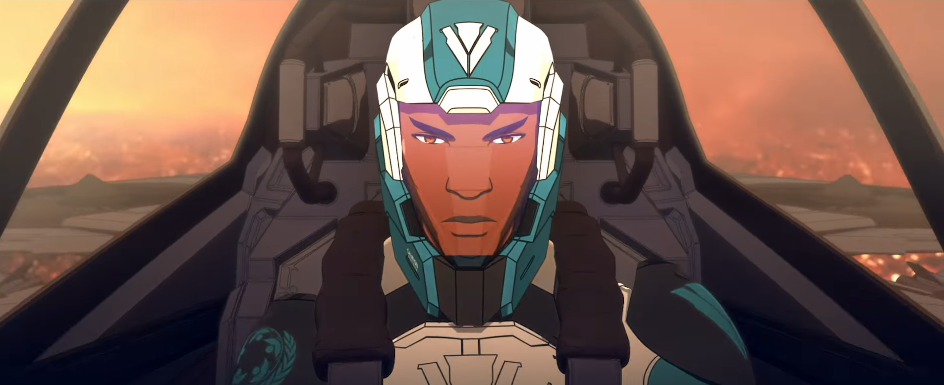 Genlock Da gen:LOCK | Michael B. Jordan pilota robô gigante no trailer da animação ...