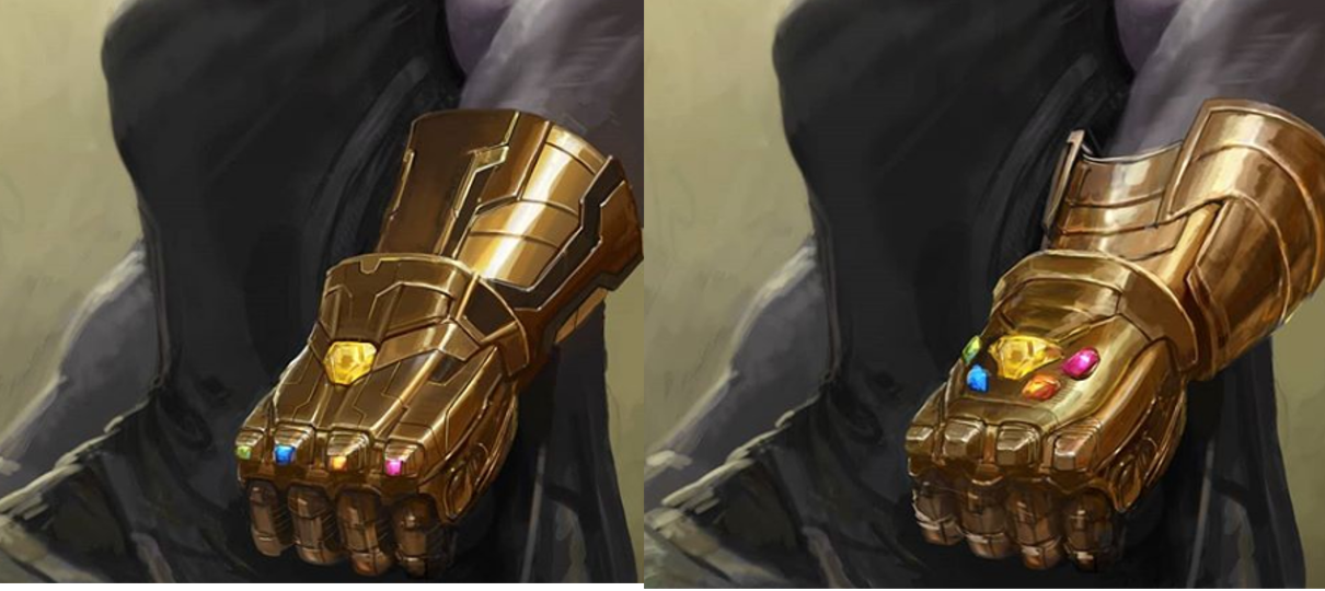 Manopla do Infinito poderia ter design muito diferente; veja artes conceituais