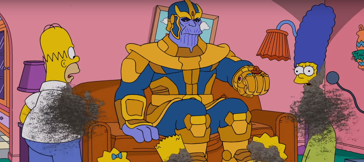 Thanos aniquila Os Simpsons em nova abertura do programa