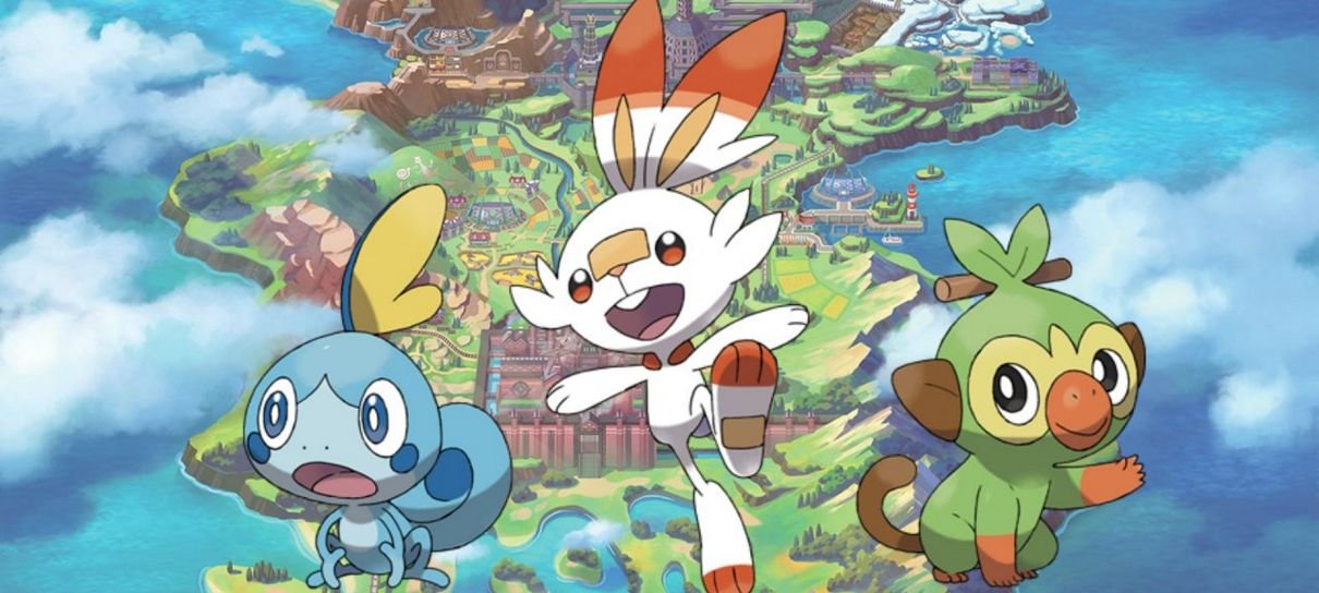 Pokemon sword and shield iniciais