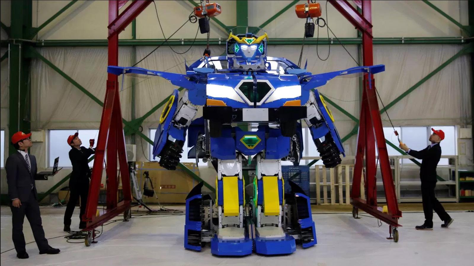 Empresas do Japão criam os Transformers da vida real