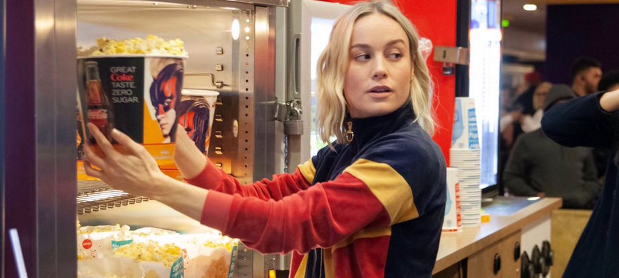 Brie Larson apareceu de surpresa em sessões de Capitã Marvel