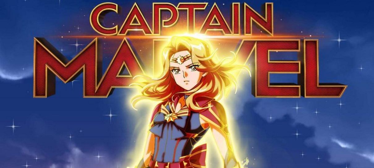 Fã imagina Capitã Marvel como Sailor Moon (e Brie Larson aprova)