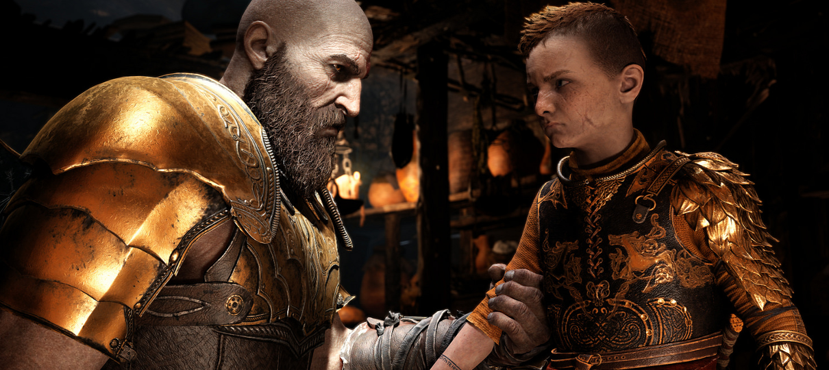 God of War | Fã reimagina pôster de Hellboy com a história de Kratos e Atreus