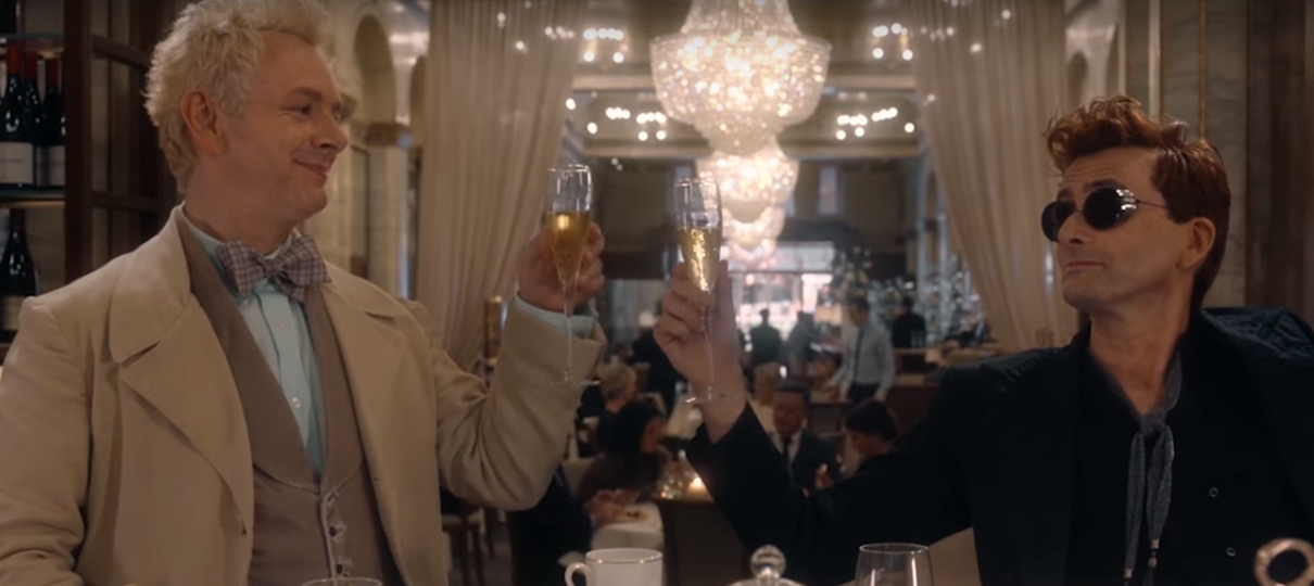 Anjos e demônios enfrentam o fim do mundo em novo trailer de Good Omens