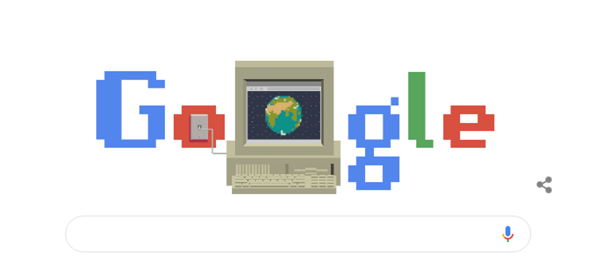 Google homenageia 30 anos da invenção da rede mundial de computadores