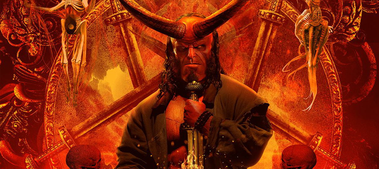 Hellboy exibe seus chifres em novo cartaz do filme