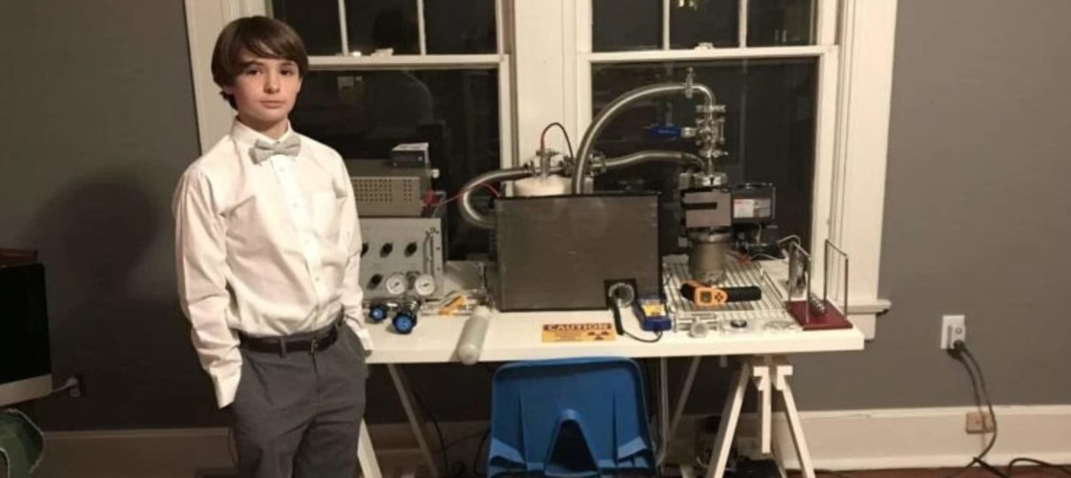 Esse menino de 14 anos construiu um reator nuclear em casa