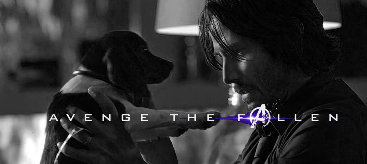 Conta oficial de John Wick brinca com cartazes de Vingadores: Ultimato e promete vingança