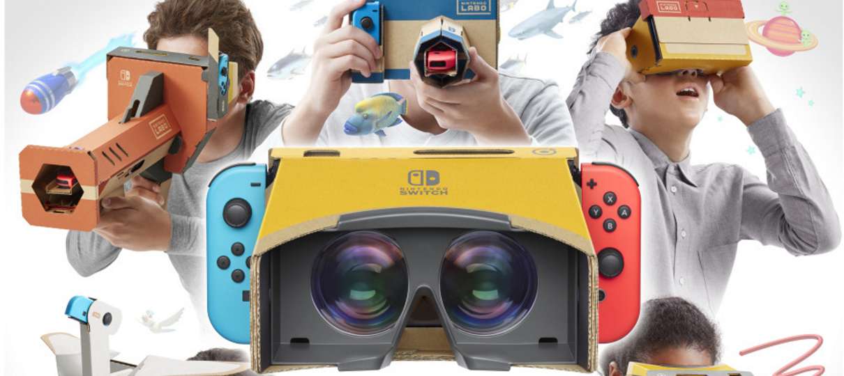Nintendo Switch vai ganhar seu próprio VR de papelão