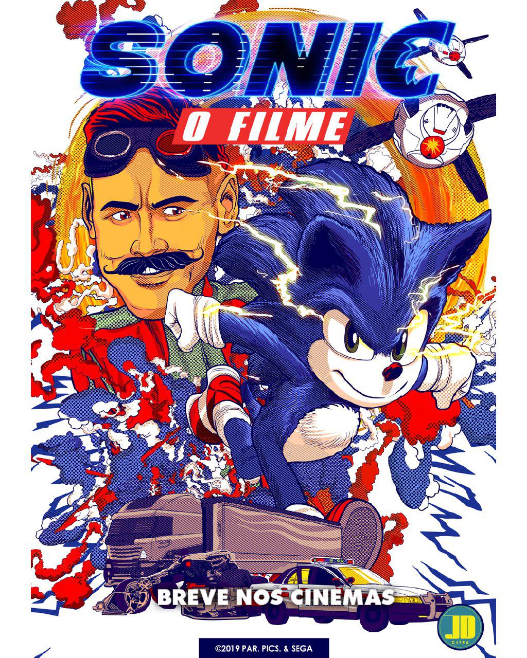 Criador do Sonic volta a criticar visual do filme: Isso é um