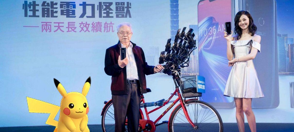 Taiwanês que jogava Pokémon Go em 12 celulares virou porta-voz de uma marca de tecnologia