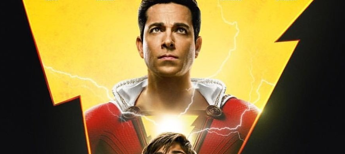 Transformação de Billy Batson em Shazam! é destaque em novo cartaz do filme