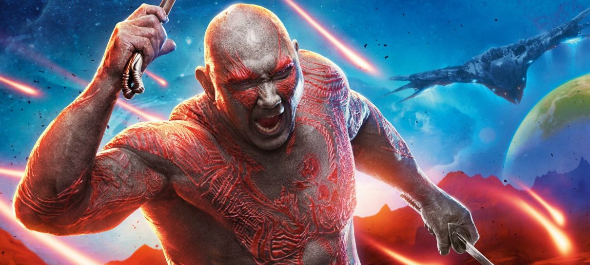 Dave Bautista cogita não voltar para fazer 'Guardiões da Galáxia 3